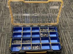 Tier 1 3D Prints Organizer Bin 2 pack for DEWALT TSTAK tool organizer, Small parts organizer organizer box, Tool box organizer, Screw Organizer, Hardware  organizer