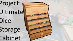 Dice Storage Drawer Cabinet
