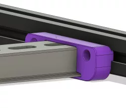 DIN 35x15 mount for 2020 V-Slot or T-Slot - Offcenter