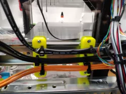DIN rail cable organizer