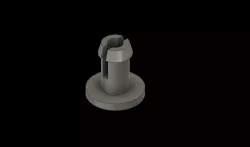 Dishwasher wheel retainer