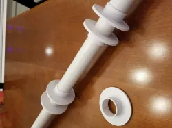 Divider for 1" PVC pipe