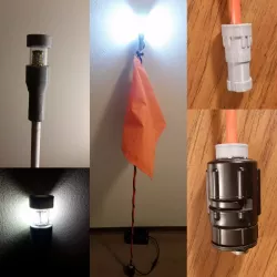 DIY Kayak Safety Flag and Light