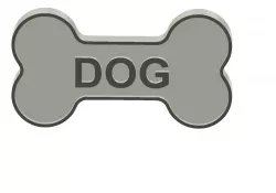 Dog Bone Shank Button