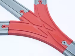 Double Curved Switching Track - I