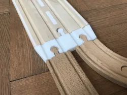 Double to 2 Single Tracks - Brio/IKEA Wooden Train Track