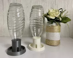 Drip and drying aid for bottles like Soda Stream