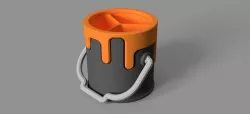 Drippy Bucket With Divider Insert
