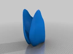 Ears for fursuit head v67 - fennec