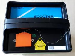 Ecooter battery plug cap