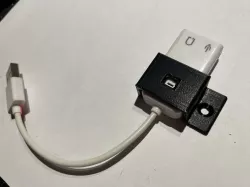 External USB audio card mount