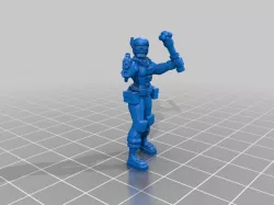 Female Space 'Dude' 7 figure set