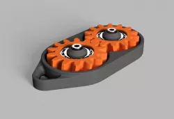 Gear Spinner Keychain