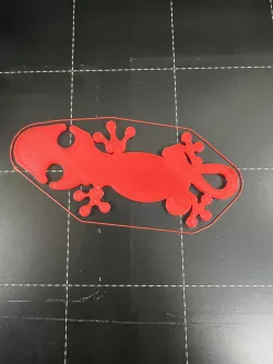Gecko EarBud Holder - Sliced