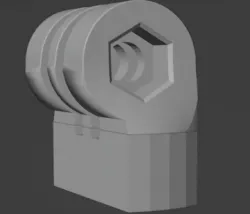 GoPro Mount Base FOR WIDE angles (import this into your GoPro Mount design)