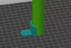 Half inch pvc pipe support