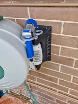 Hills Retractable Hose Reel nozzle holder
