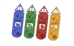 Hogwarts Houses Bookmarks
