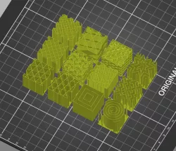 Infill Swatches / Display / Samples / Test