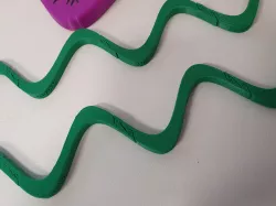 Interlocking modular sine wave