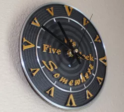 It's 5 o'clock somewhere clock