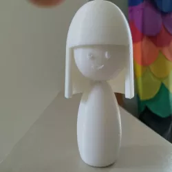 Japanese Doll (ningyo) 人形 with a Face