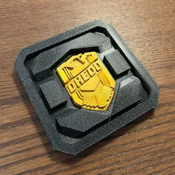 Judge Dredd Badge Coaster