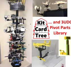 Kit Card Tree Parts,  Instructions and 3UDC Pivot mounts
