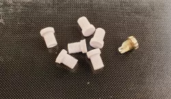 Kitchen door damper adjustment screw