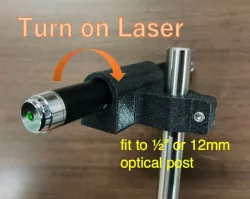 laser pointers mounter for optical post