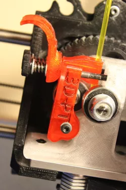 Lulzbot Taz 5 Speed Idler arm & Latch for Greg Wade extruders