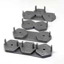 Magnet Insertion & Drill Guide Tools For Axolote Hex Walls