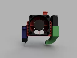 MangeDucT, an Ender 3 fan assembly (4010 fan, BLtouch)