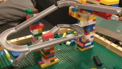 Marble run Lego-compatible