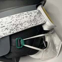 Mask holder ski helmet grip optimized (FFP2) 16min