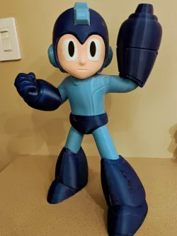 Mega Man! Each Color is a Separate STL!