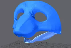 Minimal rodent fursuit head-base - version 1