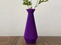 Modern Crooked Spiral Vase
