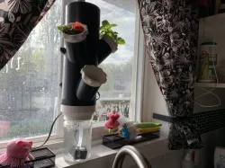 Modular Hydroponic Tower Garden Pickle Jar Adapter (Mount Olive / VLASIC Brand, 80mm)