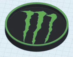 Monster Energy Coaster Multicolor