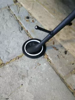 Motorcycle side stand support