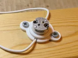 Mounting bracket for GU5.3 lamp socket