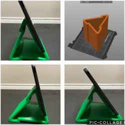 Multiple angle tablet stand