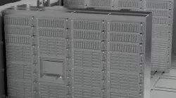Multiscale Data Racks for Sci-Fi and Cyberpunk Wargaming 6mm 10mm 15mm