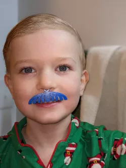 Mustache, clip on