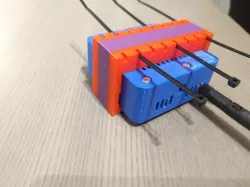NanoPI A64 mount with cable tie