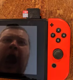 Nintendo Switch cartridge micro SD card holder
