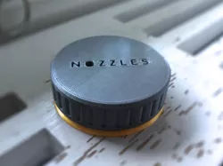 Nozzle case with screwcap