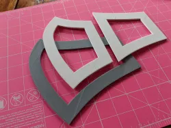 Olson Mask Tracing and Cutting Pattern
