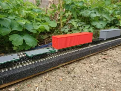 OO Gauge Intermodal FSA/FTA ISO Container Wagon